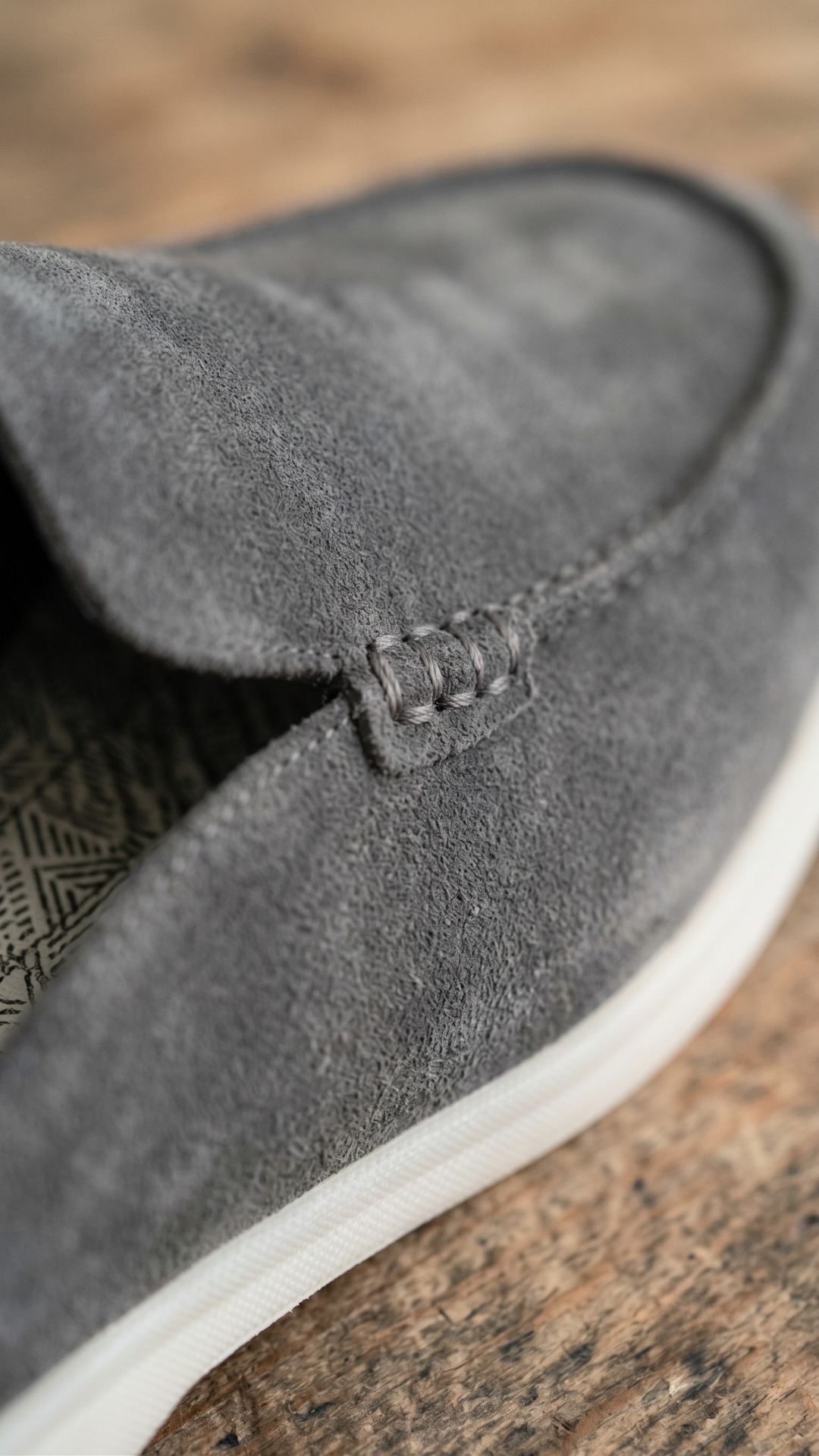 Amari Suede Mules, heel and back view
