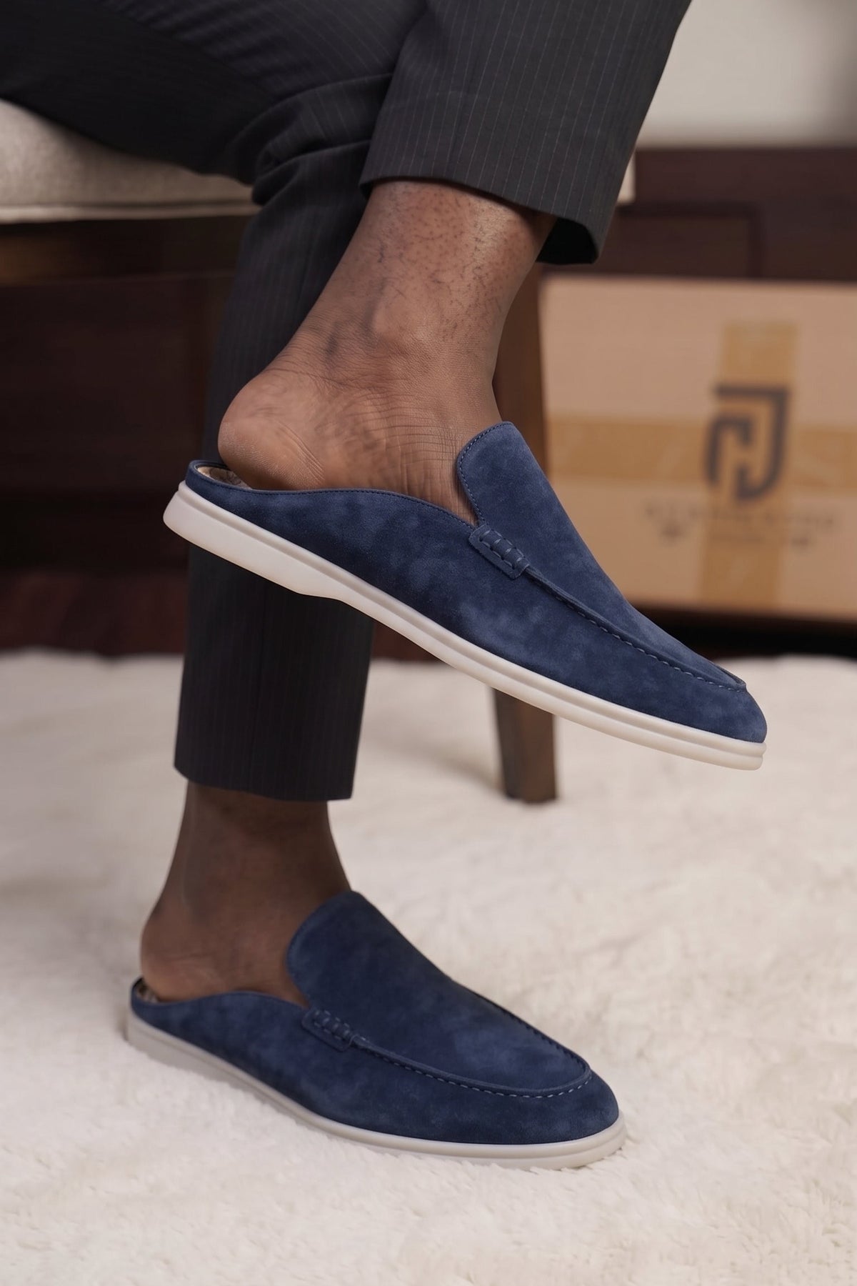 Amari Suede Mules